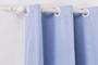 Imagem de Cortina Corta Luz Com Blackout Pvc Azul Com Voil 2,80X1,60M