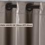 Imagem de Cortina Cozinha Blackout PVC Bege 2,20x1,30 Estampada