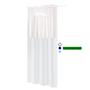 Imagem de Cortina De Banheiro Box Com Visor Transparente Antimofo Material Pvc Vários Cores Resistente