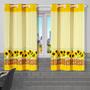 Imagem de Cortina de Cozinha 2,20m x 1,30m Oxford Estampada Decorativa para Janela Alta Resolução
