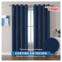 Imagem de Cortina de Luxo Azul Marinho 2x1.50 Metros Decorativa Magic Cover 