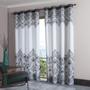Imagem de Cortina Estampada Sala e Quarto 280x240 Sultan Nova Coleção Moderna Com Excelente Caimento