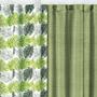 Imagem de Cortina Floratta Estampada Gorgurinho para Trilho Comum Antigo 2,00m x 1,70m Janela Quarto Sala - Verde