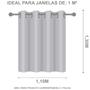 Imagem de Cortina Folha Blackout Pvc 1,10M X 1,30M Uma Parte Bege