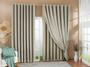 Imagem de Cortina Gaze De Linho Forro Blackout 4,00x2,70 Sala E Quarto Varias Cores