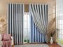 Imagem de Cortina Gaze De Linho Forro Blackout 8,00x2,60m Sala E Quarto Varias Cores