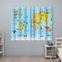 Imagem de Cortina Infantil Design Kids 2,80 m x 1,60 m Wild World