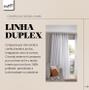 Imagem de Cortina Inove Duplex Mônaco para Trilho Suisso 5,40 x 2,80m Linho  - Bella Janela