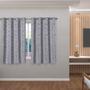 Imagem de Cortina Jacquard Royal 2,80 m x 1,60 m - Cinza