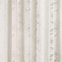 Imagem de Cortina Jade para Trilho Suisso Max Tecido Renda Floral 3,00m x 2,50m Sala Quarto - Palha