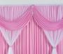Imagem de Cortina Jessica 3,00m X 2,80m Para Meninas Com Flor Pink