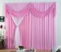 Imagem de Cortina Jessica 3,00m X 2,80m Para Meninas Com Flor Pink