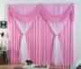 Imagem de Cortina Jessica 3,00m X 2,80m Para Meninas Com Flor Pink