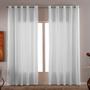 Imagem de Cortina Luxo Para Sala Quarto 4,00 X 2,70 Voil/voal
