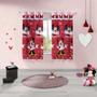Imagem de Cortina Microfibra Infantil C/Ilhós Minnie 150x180m C/2 Pças