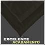 Imagem de cortina par apartamento blackout Bruna 5,50 x 2,30 marro