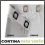 Imagem de cortina par apartamento blackout Livia 5,50 x 2,30 palha