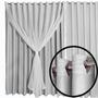 Imagem de cortina para apartamento varao Veneza 2,80 x 2,30 voal branco
