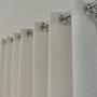 Imagem de Cortina Para Porta Voil Gaze Linho Forro Sala Porta Janela 3,00x2,40