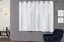 Imagem de cortina pra varão simples cortina 2,80x1,60m cortina pvc e vóil cortina blackout cortina pra sala/quarto