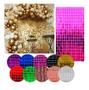 Imagem de Cortina QUADRADA Metalizada 1MX2M Shimmer 4d Tema Painel 1x2 mts