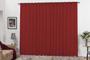 Imagem de Cortina Quarto E Sala 2,00X1,80 Com Ilhos Varão Vermelho
