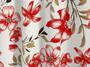 Imagem de Cortina Rústica 2,80M X 1,30M Floral Hibisco Quarto Ou Sala