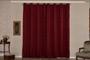 Imagem de cortina sala jacquard tecido semi blackout bordo 2,60x1,80