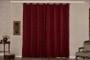 Imagem de Cortina Sala Jacquard Tecido Semi Blackout Bordo 6,00X2,80