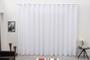 Imagem de Cortina Sala Jacquard Tecido Semi Blackout Branco 2,60X1,80