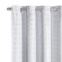 Imagem de Cortina Tecido Blecaute Com Voil Xadrez 2,70M X 2,30M Branco