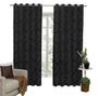 Imagem de Cortina Tecido Jacquard Semi Blackout 4M X 2,60M - Preto