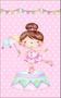 Imagem de Cortina Tecido Oxford Quarto Infantil Poá Rosa Meninas Circo - 280x220cm