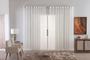 Imagem de Cortina Voal Liso Delicate Quarto Sala Transparente 500X2,50