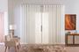 Imagem de cortina voal liso delicate quarto sala transparente 600x2,20