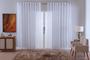 Imagem de Cortina Voal Xadrez Charm Sala Quarto Decoraçao 6,00X2,80