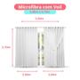 Imagem de Cortina Voil com Forro Microfibra 5,00m x 2,70m