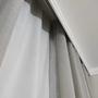 Imagem de Cortina Wave Trilho Suíço Duplo Linho+blecaut 6,00x2,50 Ondulada