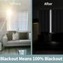 Imagem de Cortinas Blackout BGment 100% - 52x72cm com Forro Preto