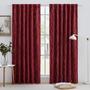 Imagem de Cortinas Blackout HOMEIDEAS Burgundy 132x213cm 2 painéis