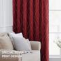 Imagem de Cortinas Blackout HOMEIDEAS Burgundy 132x213cm 2 painéis