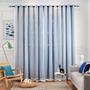 Imagem de Cortinas Blackout Loyala Star para quarto 160x160cm - Pretas