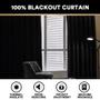 Imagem de Cortinas Blackout Prince Deco - 160cm x 160cm - Cinza Claro - 2 Painéis
