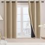 Imagem de Cortinas Blackout Rutterllow - 84 Polegadas x 160 cm - Cor Caqui