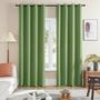 Imagem de Cortinas Blackout Rutterllow - Isolamento Térmico 132x241cm - Verdes