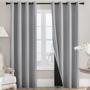 Imagem de Cortinas Blackout Rutterllow Ultimate Grey - 132x213cm (2 Painéis)