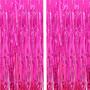 Imagem de Cortinas de Alumínio i-Chony Shiny Hot Pink - 1m x 2,5m (2 Peças)