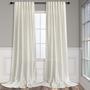 Imagem de Cortinas de Linho Natural Pitalk - 2 Painéis com 274cm de Comprimento