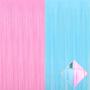 Imagem de Cortinas Foil Fringe - Kit com 4 Unidades (Macaron, Rosa e Azul) - 1m x 2m
