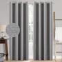 Imagem de Cortinas MIULEE Linen Textured Blackout 229x229cm para quarto